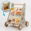 Laavir Houten Loopwagen met Activiteitenpaneel - Baby Productafbeelding-voorbeeld 1