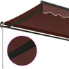 vidaXL Markiza ręczna brązowa 400x300 cm Podgląd zdjęcia produktu 13