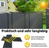 48 Befestigungsclips Anthrazit Klemmschienen für Produktbild-Vorschau 3