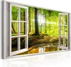 Italienischer Leinwand Leinwandbild - Window: View on Produktbild-Vorschau 3