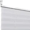 vidaXL Plisovaná roleta Plisovaná roleta 40x125cm Biela Náhľad obrázku produktu 4