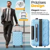 Valise de voyage KESSER® en ABS, coque rigide, roulettes à Voir les images du produit 9