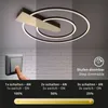 Briloner NICO DUO LED Deckenleuchte rund 55cm dimmbar 25W Produktbild-Vorschau 2