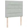 The Living Store Boxspringbett mit Matratze Hellgrau Produktbild-Vorschau 9