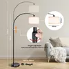CCLIFE Stehlampe Wohnzimmer Bogenlampe LED E27 Leselampe Produktbild-Vorschau 3