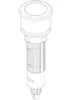 Franke pièce de rechange valve, bouton poussoir rond acier Voir les images du produit 3