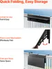SucceBuy Table suspendue pour balcon, 30,5 x 121,9 cm, Voir les images du produit 5