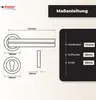 DOMINO Türgriff Drückergarnitur PZ - Profilzylinder Set | Produktbild-Vorschau 4