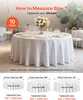 VEVOR 10 pcs. nappes rondes Linge de table 3048 mm, Voir les images du produit 5