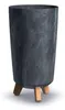 Vaso GRACIA TUBUS SLIM EFFETTO BETONE 23,9 cm antracite Anteprima dell’immagine prodotto 1