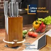 Magnetischer Messerblock ohne Messer 360° drehbar Magnet Produktbild-Vorschau 2