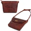 ROYALZ "Tulsa " Damen Handtasche Klein Leder Vintage Look Produktbild-Vorschau 5