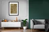 MuchoWow® Gerahmtes Poster Muster - Kariert - Gold 60x90 cm Produktbild-Vorschau 8