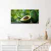 Wanduhr aus Glas mit Motiv Avocado Anschnitt- 60 x 30 cm - Produktbild-Vorschau 4