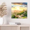DEQORI Glasbild Echtglas 50x50 cm 'Chinesische Mauer' Produktbild-Vorschau 4