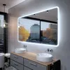 Badspiegel mit LED Beleuchtung - Osaka - 90 cm, 70 cm Produktbild-Vorschau 5