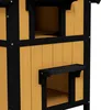 Katzenhaus, Tannenholz, Katzenhütte mit mehreren Eingängen, Produktbild-Vorschau 7