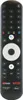 A black remote control with various buttons and logos for streaming services. Produktbild-Vorschau