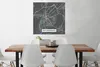 MuchoWow® Poster Bad Kreuznach - Stadtplan - Blau - Karte - Produktbild-Vorschau 2