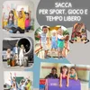 HECKBO Sacca sportiva per bambini con motivo Monster Truck Anteprima dell’immagine prodotto 6