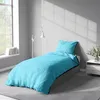 Bettwäsche 155x220 cm Türkis Anthrazit Wendebettwäsche Produktbild-Vorschau 3