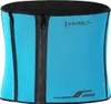 A blue neoprene waist support with a black zipper. Produktbild-Vorschau