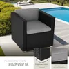 TecTake 404789, Polyester, Ocel, Černá Náhled obrázku produktu 5