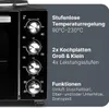ProfiCook® Minibackofen mit Kochplatten | 32L | Umluft, Produktbild-Vorschau 4