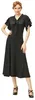 BABEYOND Damen Vintage Flapper Kleid 1920er Jahre Rüschen Produktbild-Vorschau 1