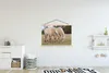 MuchoWow® Textilposter Zwei grasende Fjordpferde auf einer Produktbild-Vorschau 2
