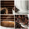 Bilder auf glas - Aroma Kaffee Getreide - 100x70cm - Produktbild-Vorschau 8