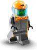 A LEGO minifigure of a race car driver wearing a McLaren racing suit and helmet. Podgląd zdjęcia produktu
