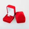 Ringbox Verlobungsring: Schmuck Etui für Ring Rot Produktbild-Vorschau 1