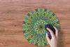 MuchoWow® Mauspad Mousepad Mandala mit floralen Details Produktbild-Vorschau 3