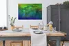 MuchoWow® Poster Aquarell - Grün - Farbton - Blau 120x80 cm Produktbild-Vorschau 3