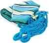 Schaukelndes Baumwoll-Faltnetz, grün-gelb-blau, 260x80cm Produktbild-Vorschau 7