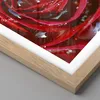 Gerahmtes Poster - Rahmen in heller Eiche - Rose Blume Produktbild-Vorschau 2