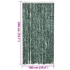 Fliegenvorhang Grün und Weiß 100x200 cm Chenille Produktbild-Vorschau 7