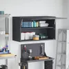 vidaXL Armadio a muro per garage con porta a gas antracite Anteprima dell’immagine prodotto 4