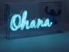 LED neónová lampa Stitch Ohana Náhľad obrázku produktu 11