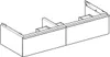 Geberit 502.314.01.2, Weiß, Chrom, 2 Schublade(n), 1184 mm, Produktbild-Vorschau 3
