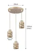 MasterLED Pendelleuchte Elen E27 3-flammig Beige-Gold rund Produktbild-Vorschau 6
