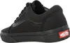 A side view of a black Vans sneaker. Voir les images du produit