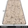 Herná podložka pod myš Titanwolf XXL, 900 x 400 x 3 mm, Náhľad obrázku produktu 2