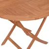 vidaXL Tavolo da giardino pieghevole 85x76 cm in legno Anteprima dell’immagine prodotto 12