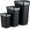 Rotho Twist, 50 l, Rechteckig, Polypropylen (PP), Schwarz, Produktbild-Vorschau 5