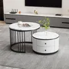 MODFU Couchtisch Wohnzimmertisch 2er Set für Wohnzimmer, Produktbild-Vorschau 4