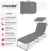 TecTake 403787, Šedá, Polyester, Ocel, 6 kg Náhled obrázku produktu 3