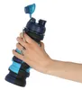 Faltbarer Trinkflaschen-Trinkbecher aus Silikon mit Griff, Produktbild-Vorschau 3
