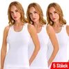 5er Pack Damen Unterhemd Achselhemd Tank-Top Feinripp 100% Produktbild-Vorschau 1